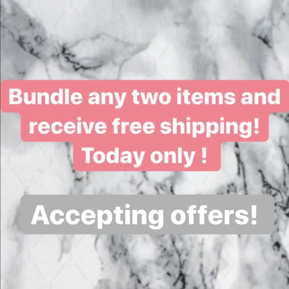 Bundle any two items for free shipping